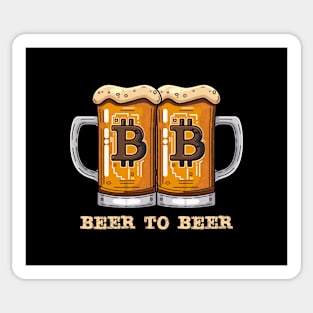 BEER TO BEER Sticker